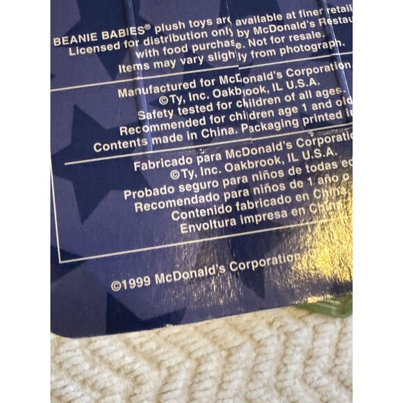 TY BEANIE BABIES MCDONALDS INTERNATIONAL BEARS SET OF 6 1999 NEW SEALED - Picture 7 of 10